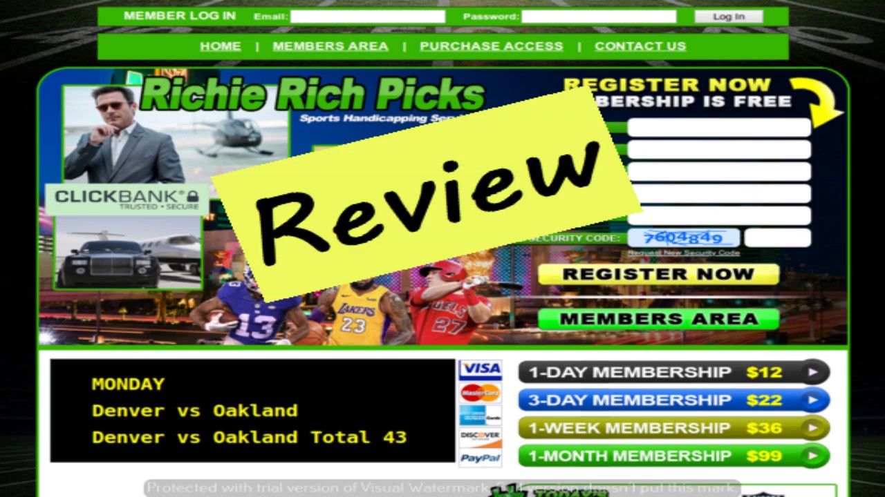 richie rich sports picks