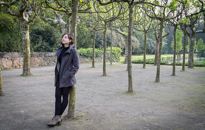 Lidia Vinyes Curtis in a parc