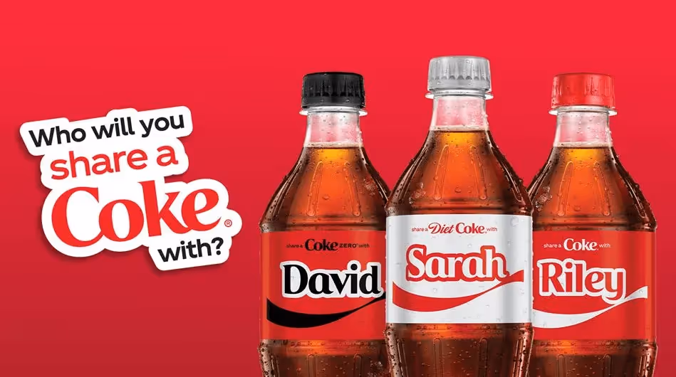 Coca-Cola - “Share a Coke” Campaign