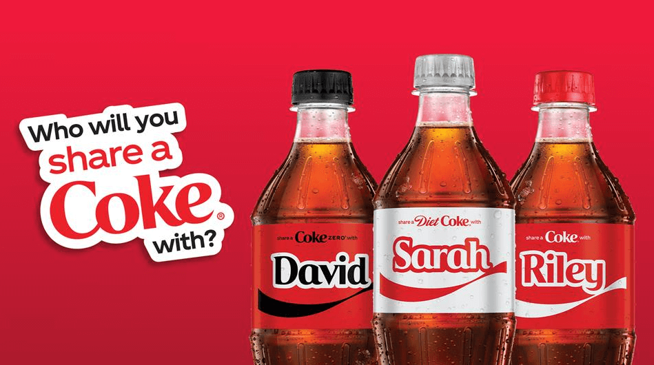 Coca-Cola - “Share a Coke” Campaign