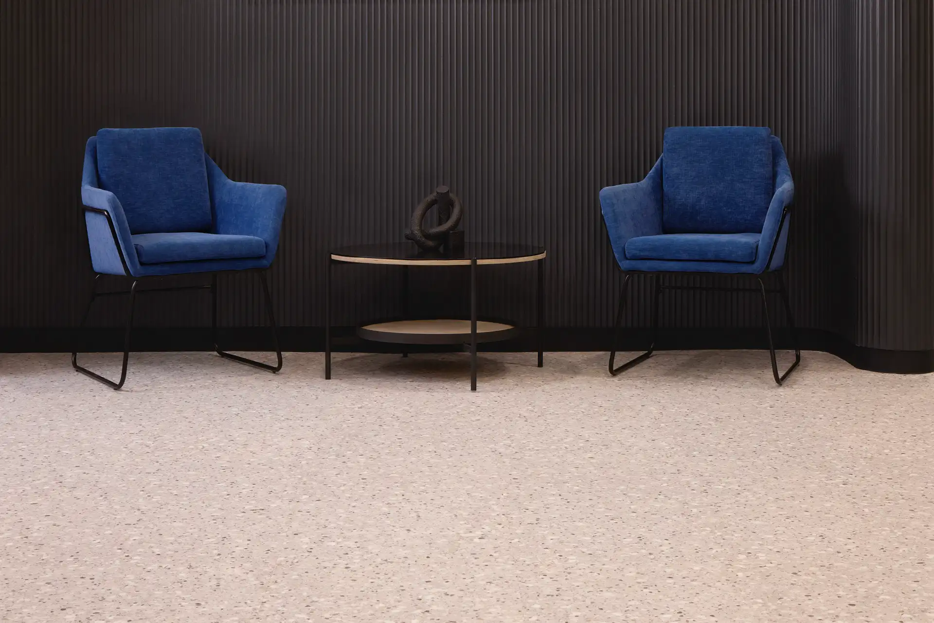 Installation of Aggregate - Sardegna vinyl at the Natal Joint Municipal Pension Building.