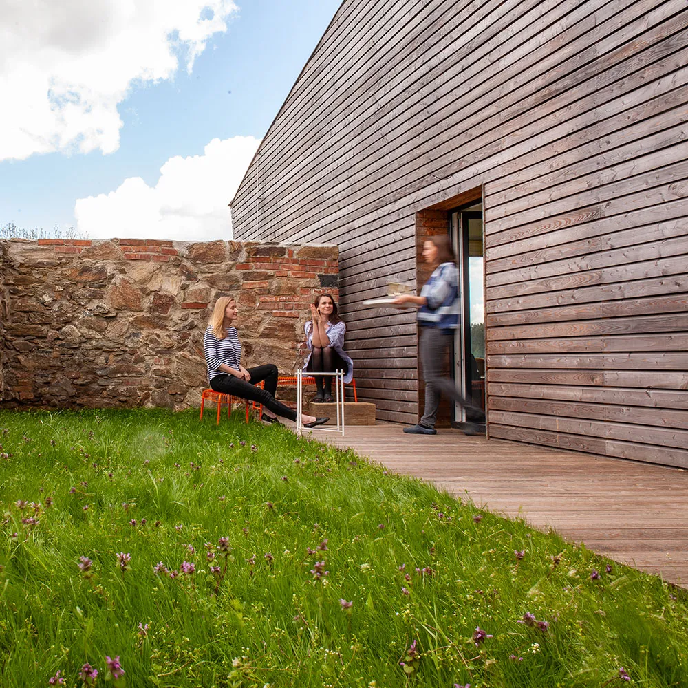 Exteriér Gvendolína House se zahradou