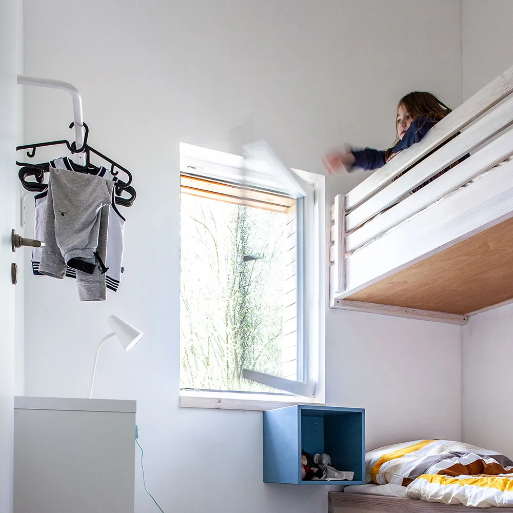 Pokoj s patrovou postelí