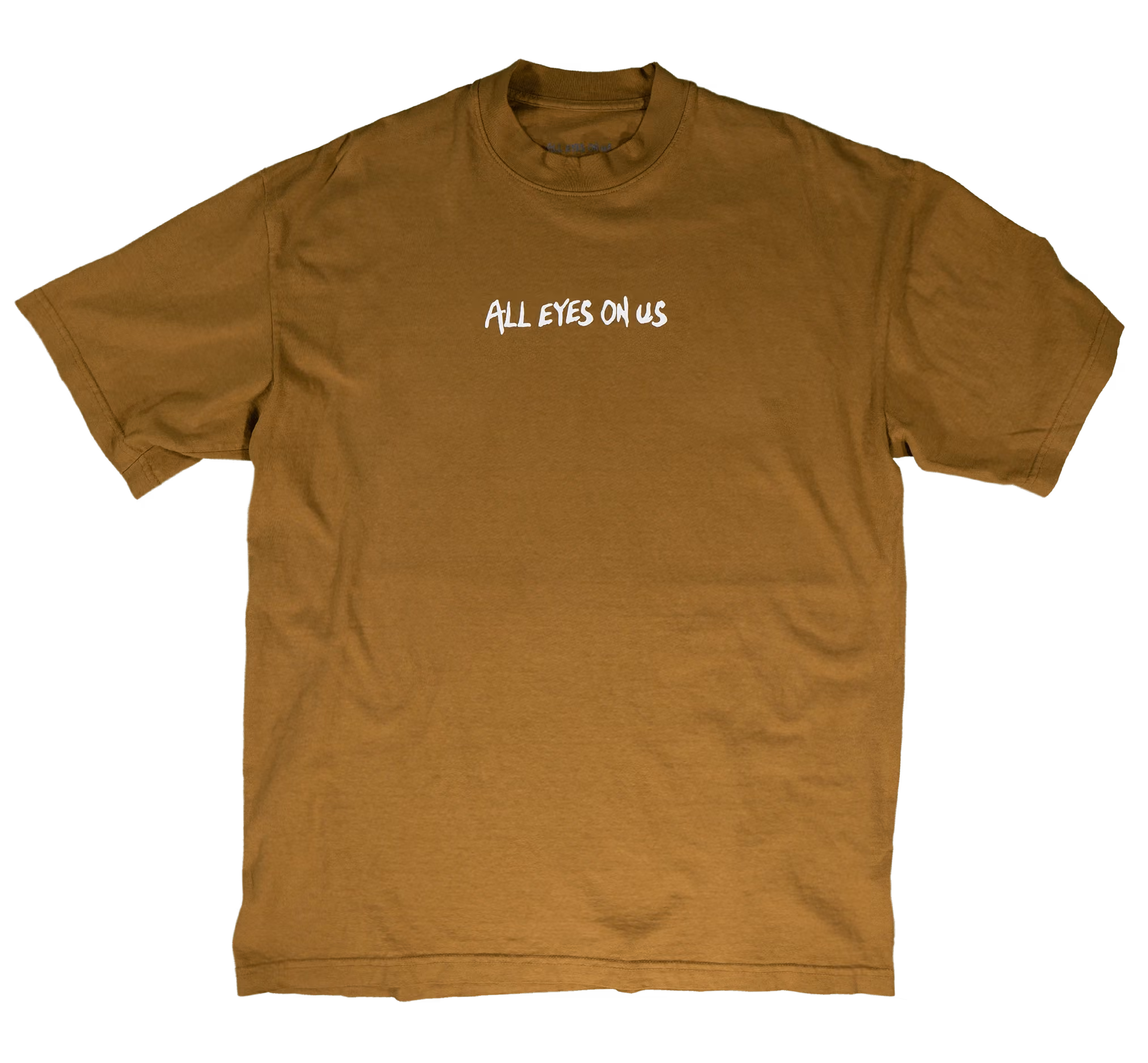 Los Angeles Apparel heavyweight t shirt tan eyes 