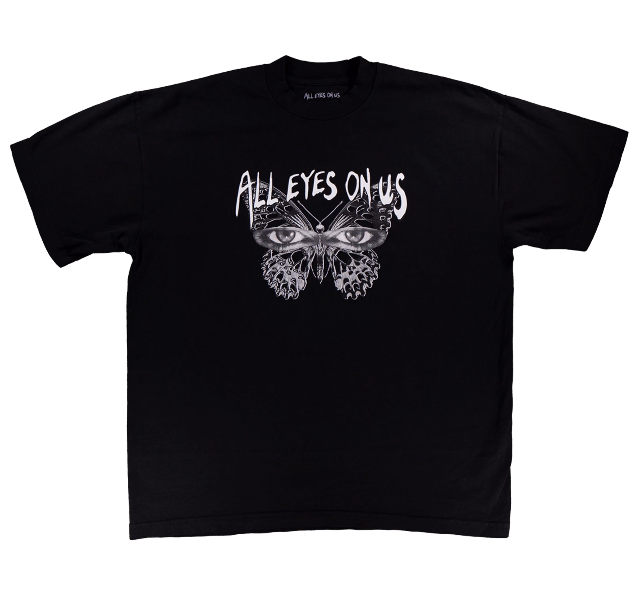 black butterfly t shirt trippy