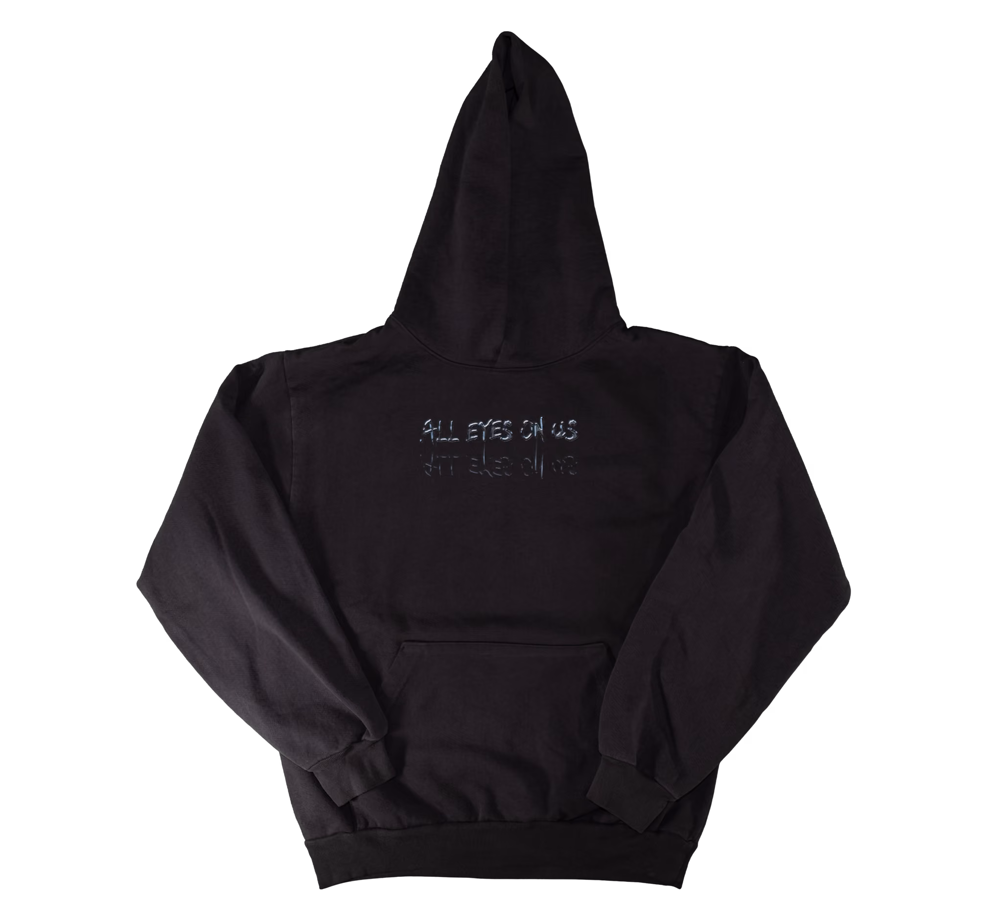 Los Angeles Apparel grey hoodie eyes dtg print