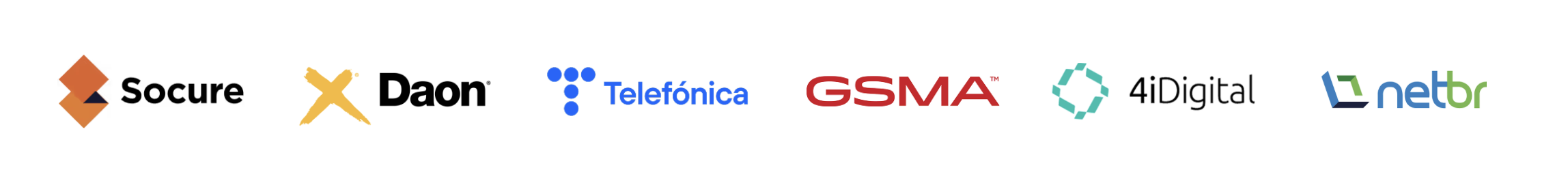 Socure, Daon, Telefónica, GSMA, 4iDigital, netbr