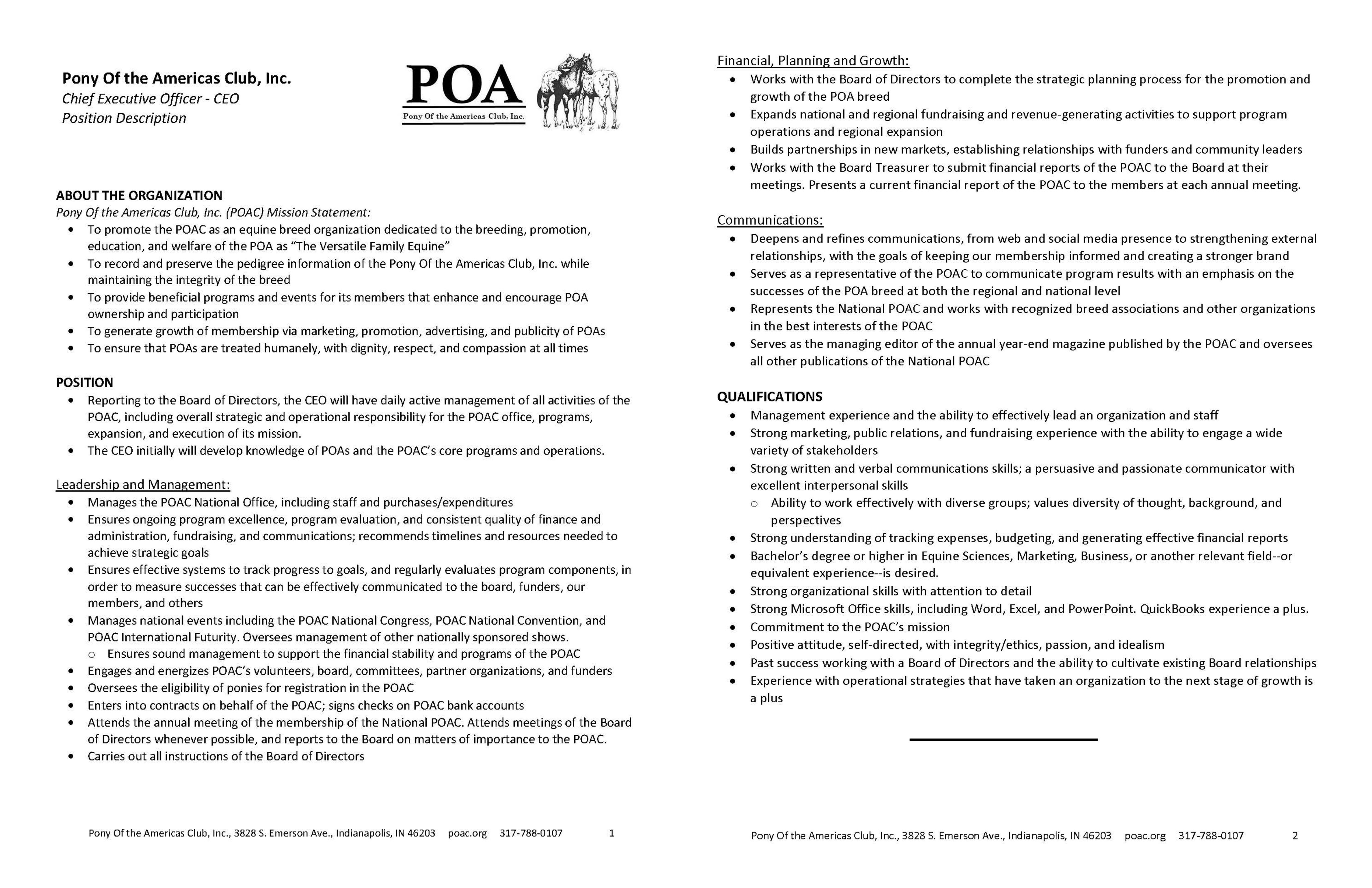 CEO Job Search