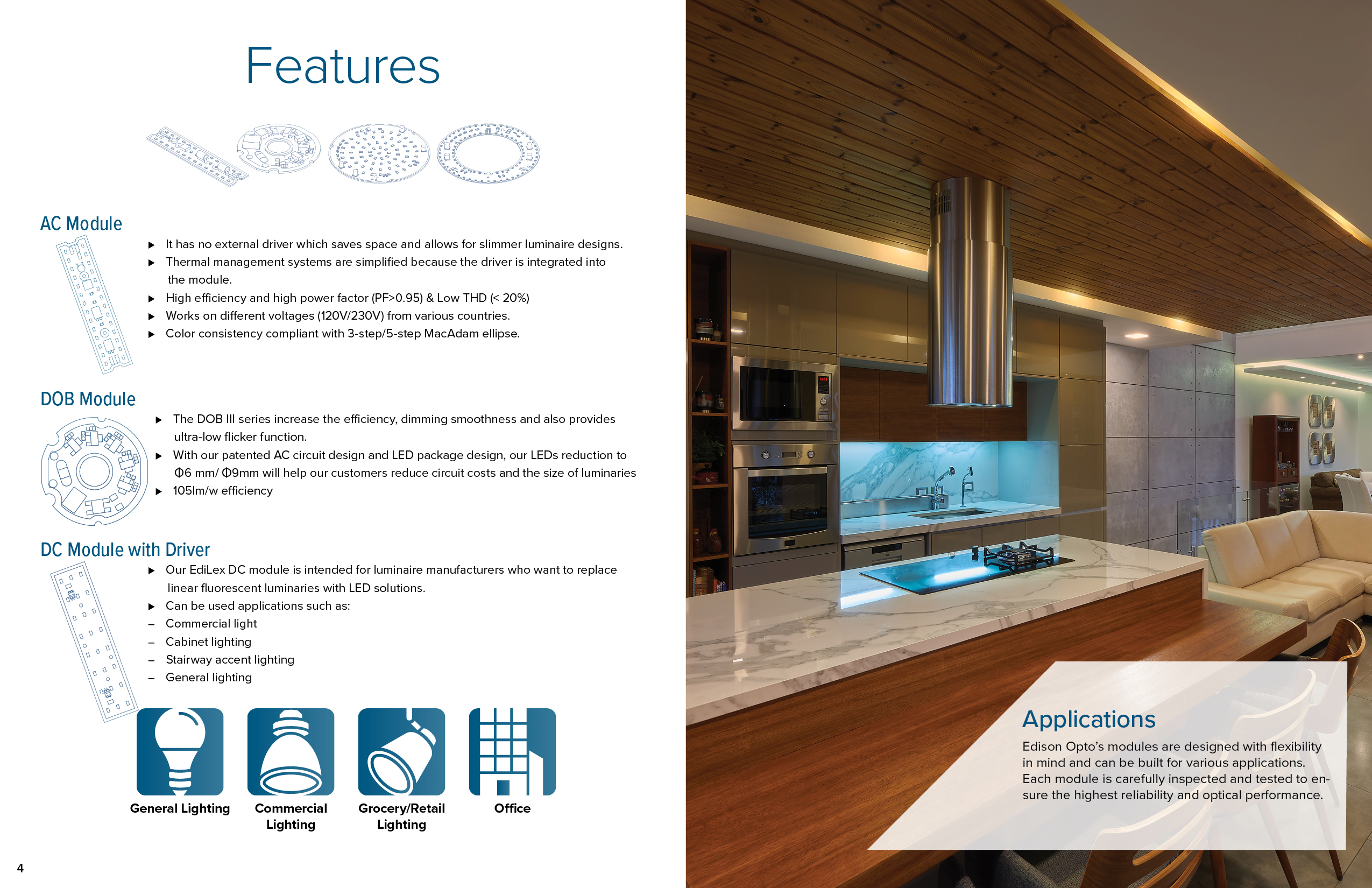 LED Modules Mini Catalog Page 4-5