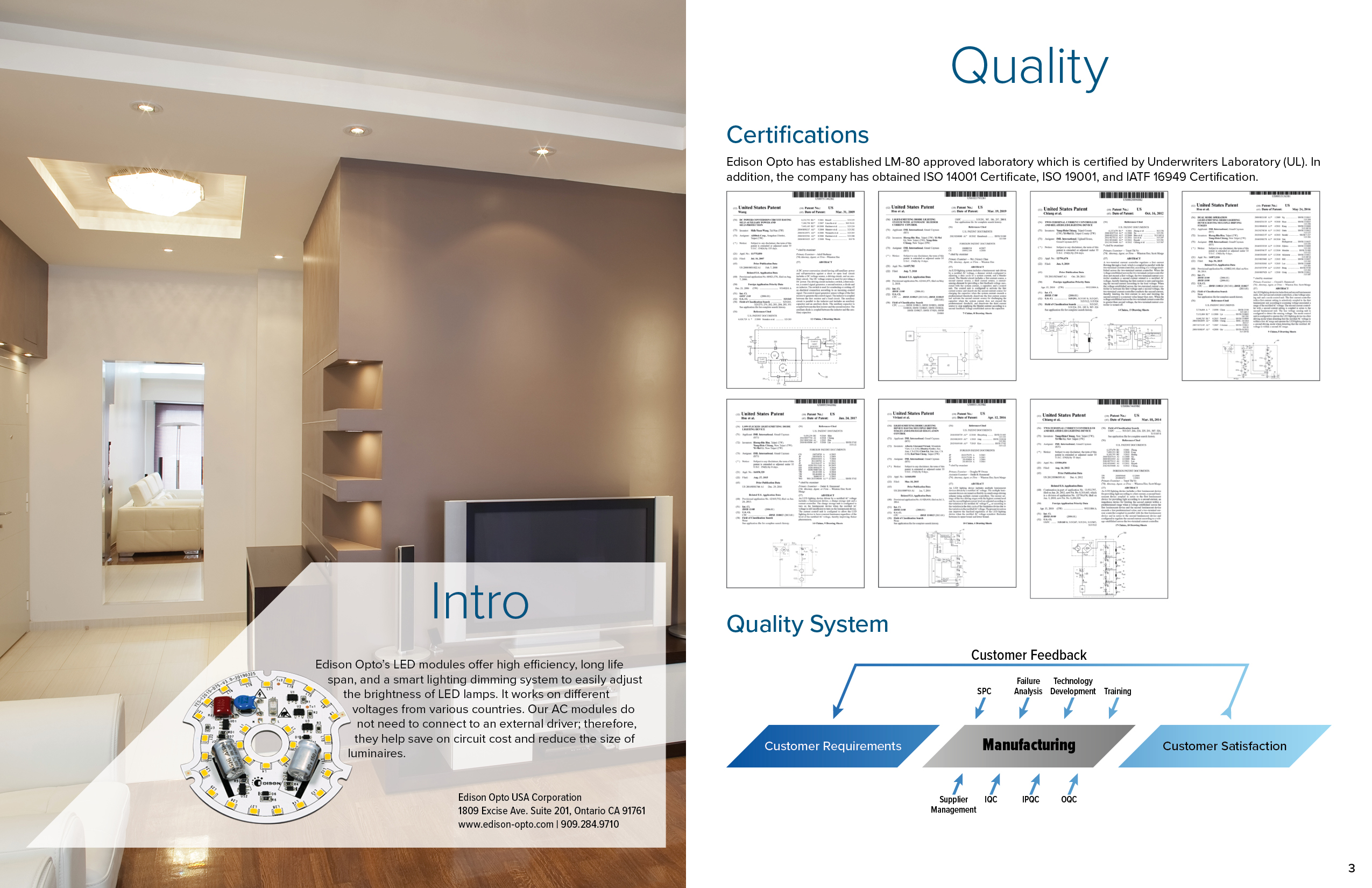 LED Modules Mini Catalog Page 2-3