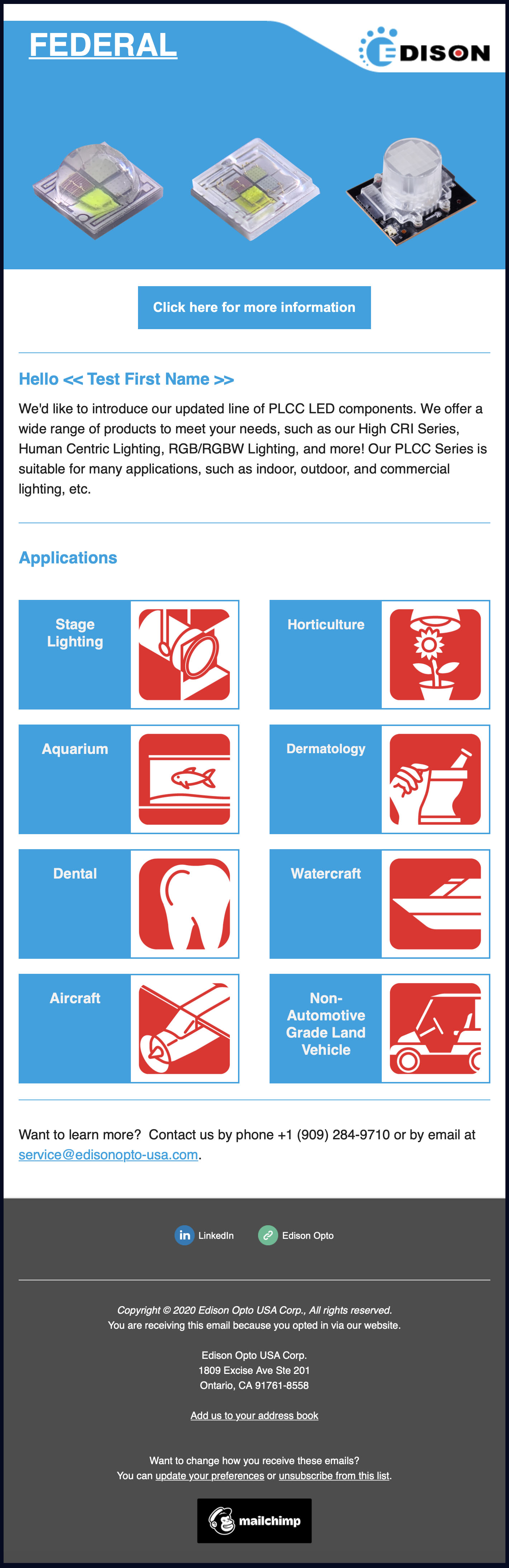 Federal Email Campaign