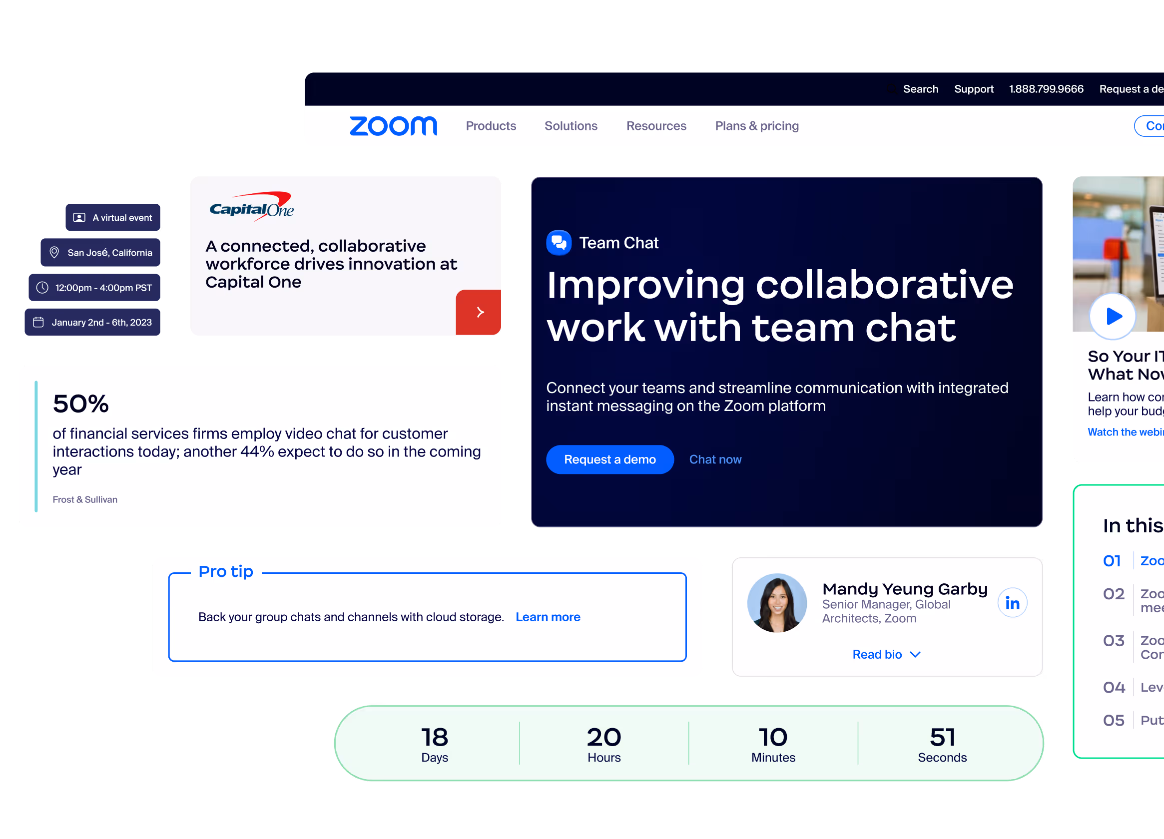 design system homepage hero