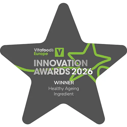 Vitafoods Europe Innovation Awards 2026 – zmagovalka, Healthy Ageing Ingredient