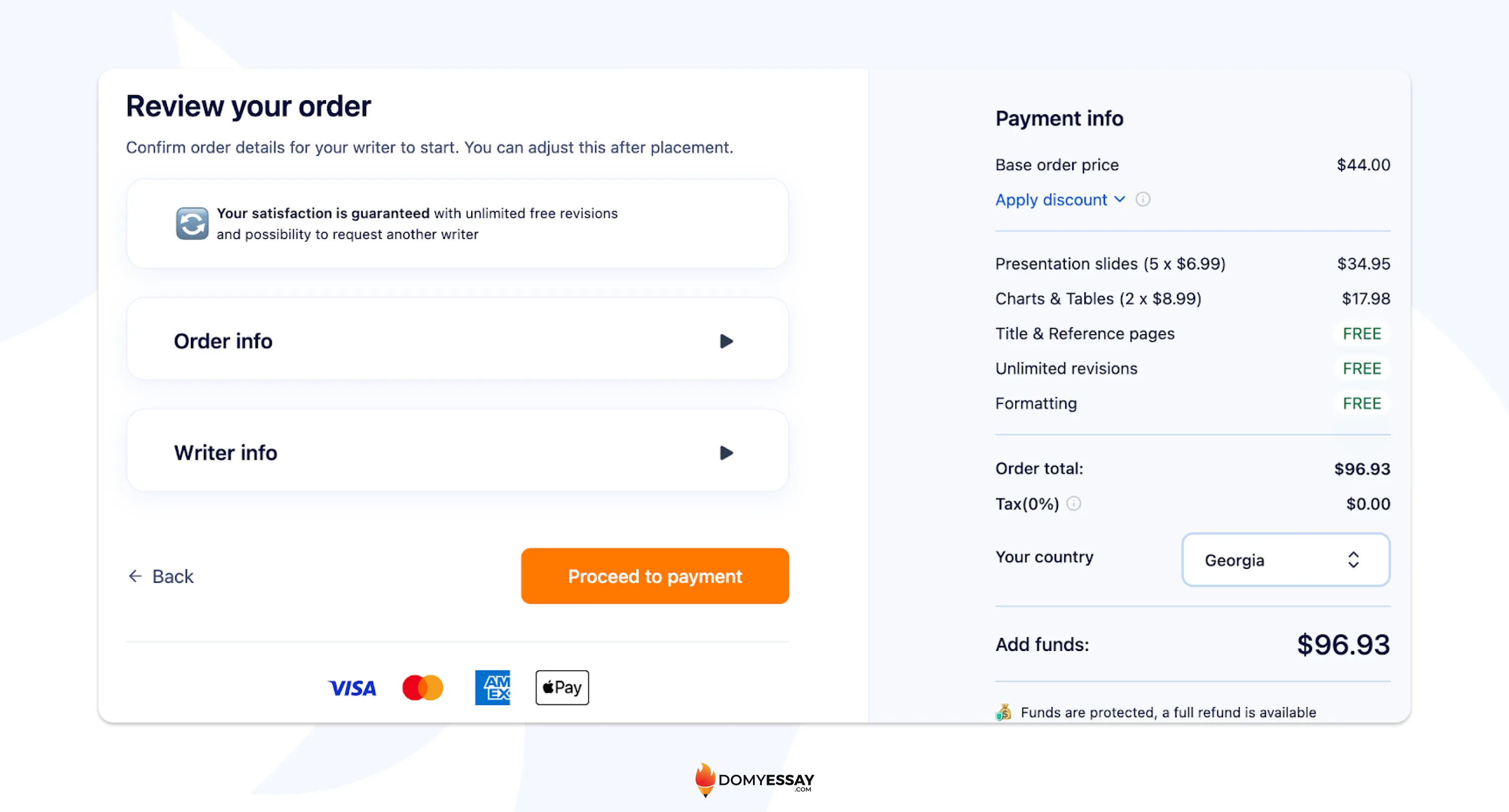 PapersOwl Ordering Process