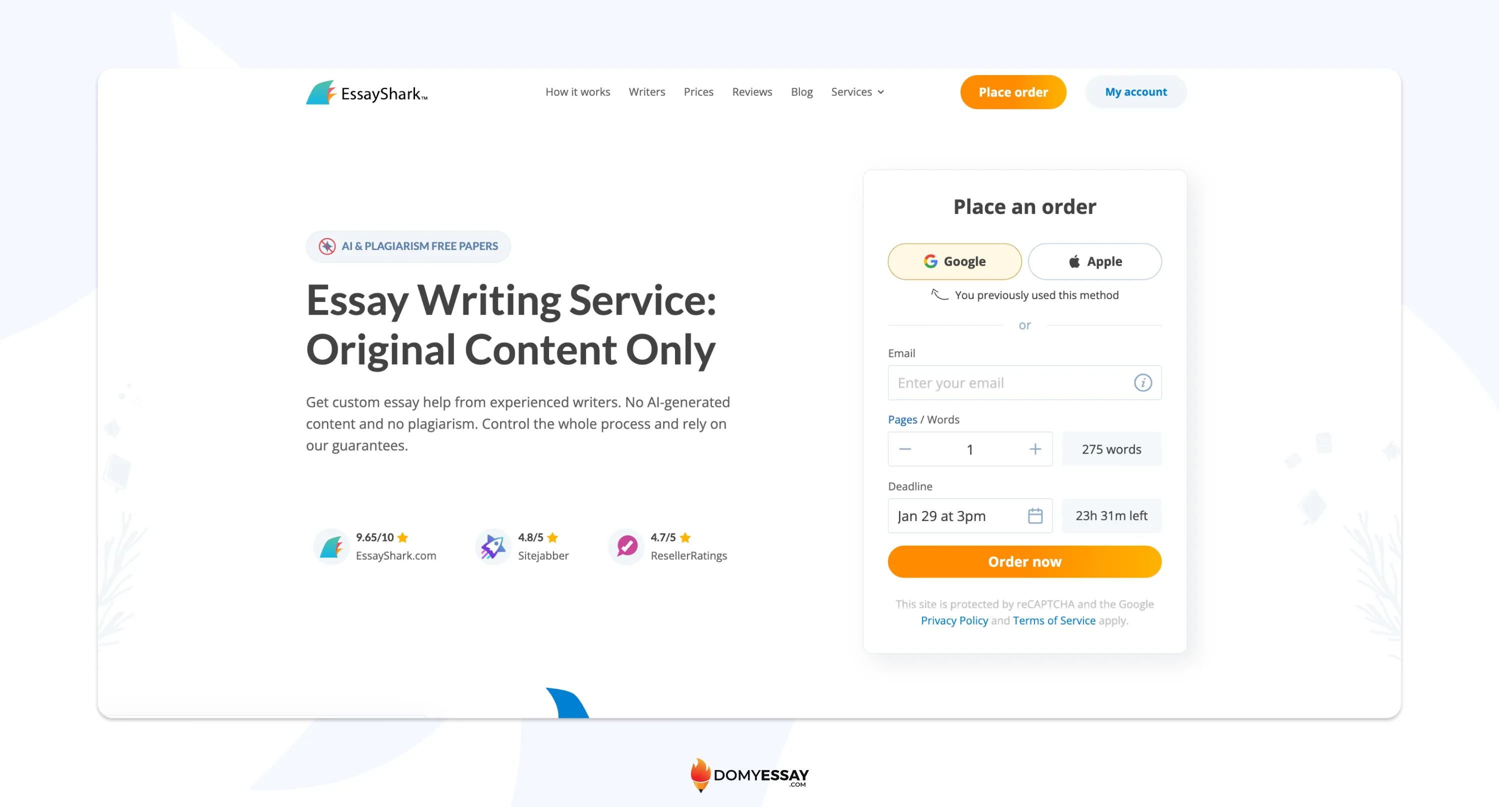 EssayShark at a Glance