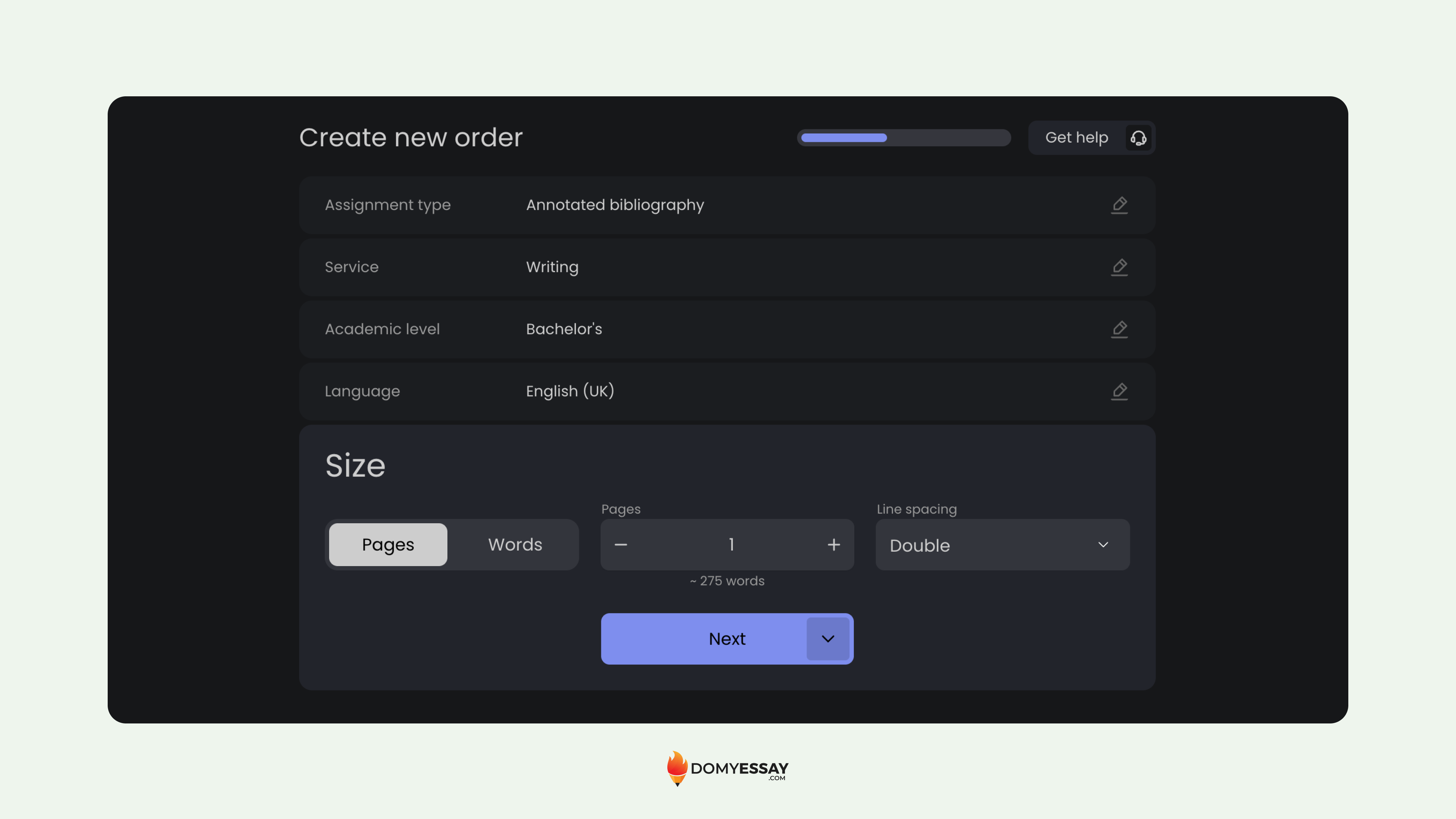 How Ordering Works at DoMyEssay
