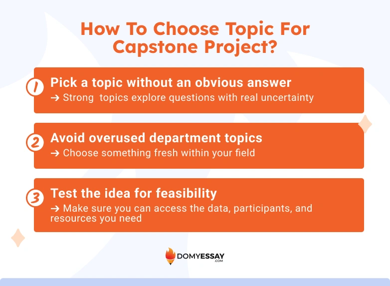 How To Choose Topic For Capstone Project?