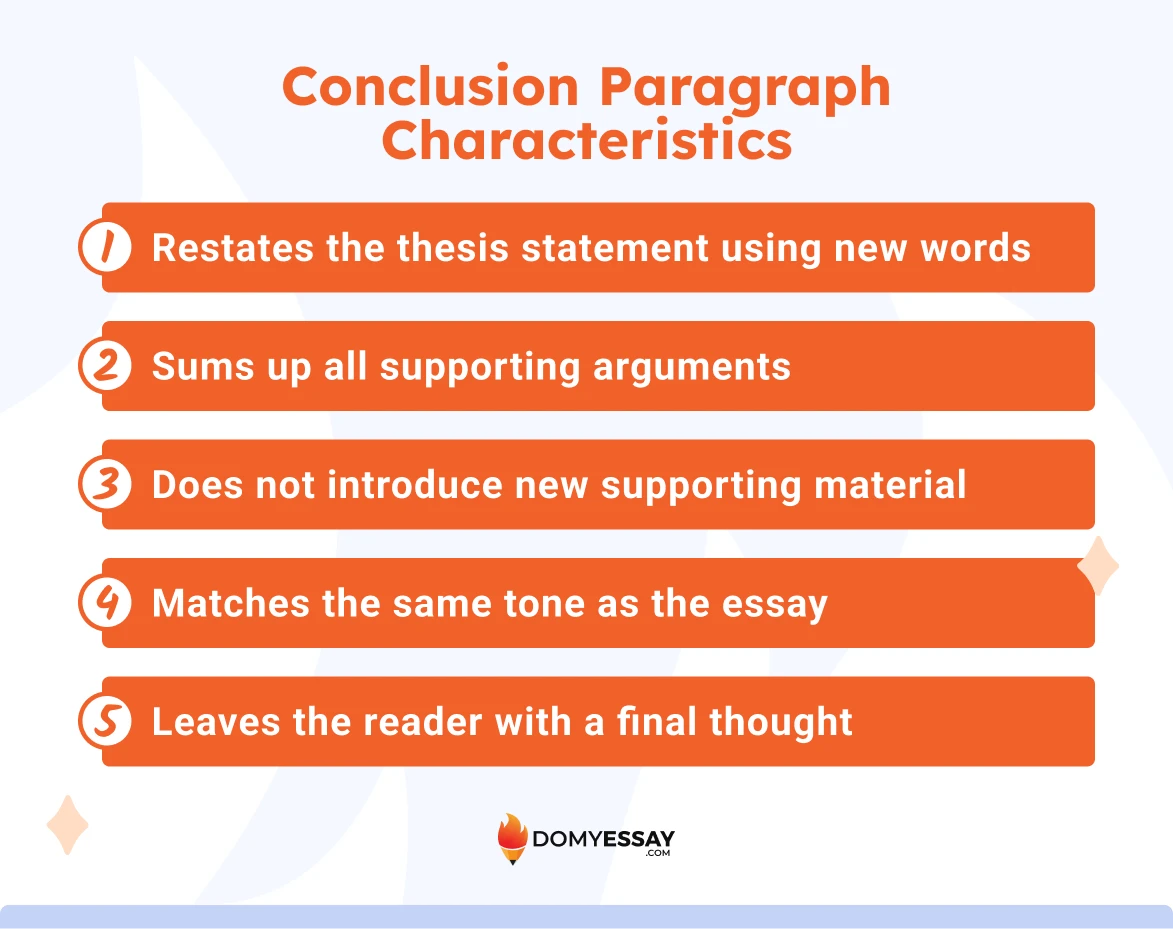 Conclusion Paragraph Characteristics