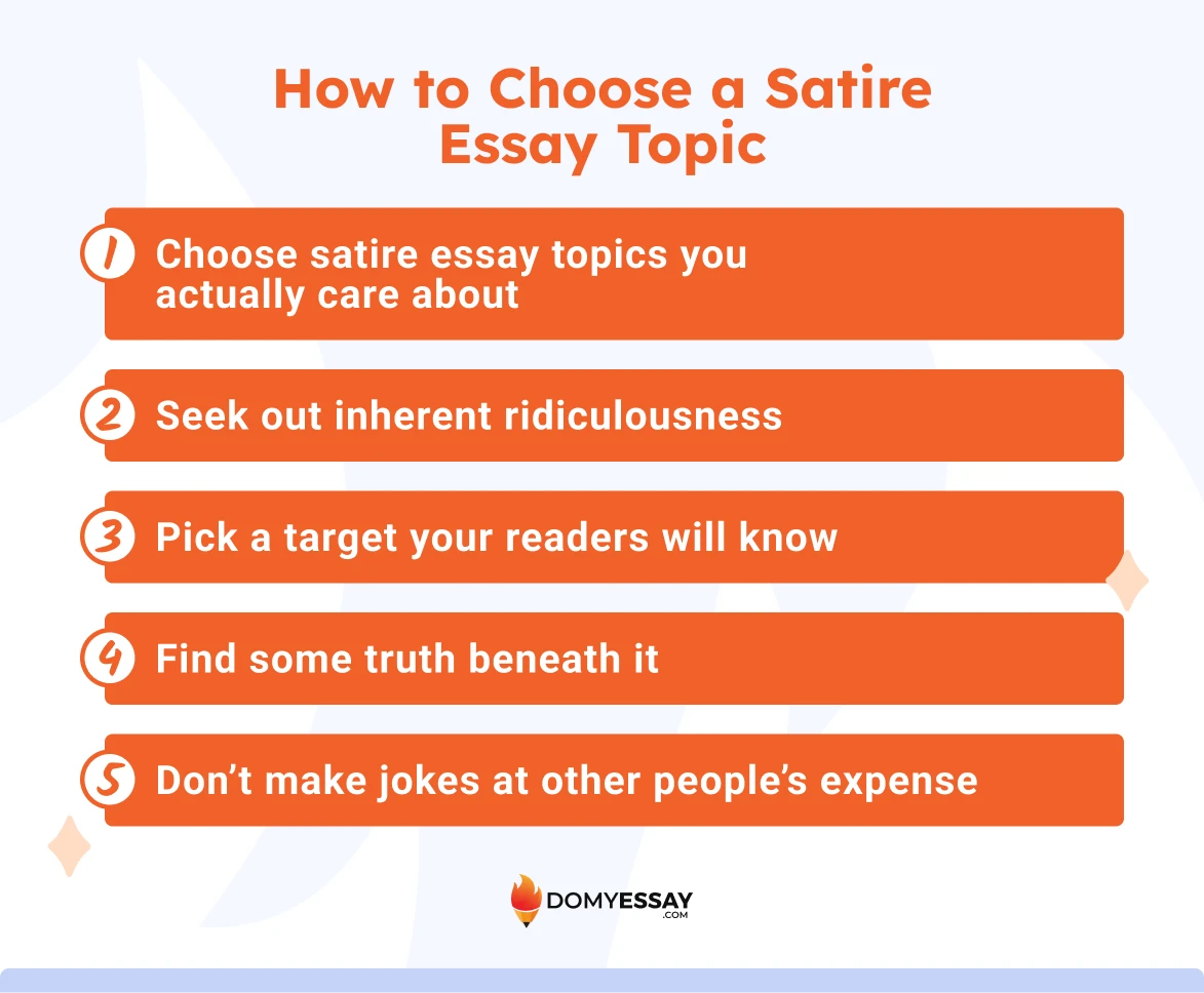 How to Choose a Satire Essay Topic