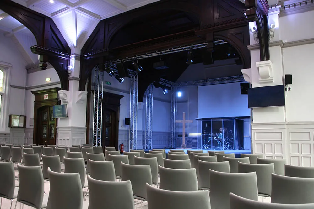 A meeting room in the Brockbank Centre