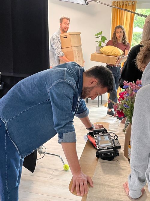 NOGA Production and shootingday for Town & Country Haus