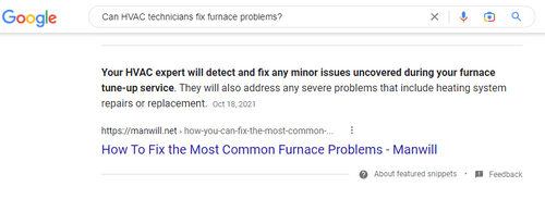 Search Engine Optimization for HVAC Companies