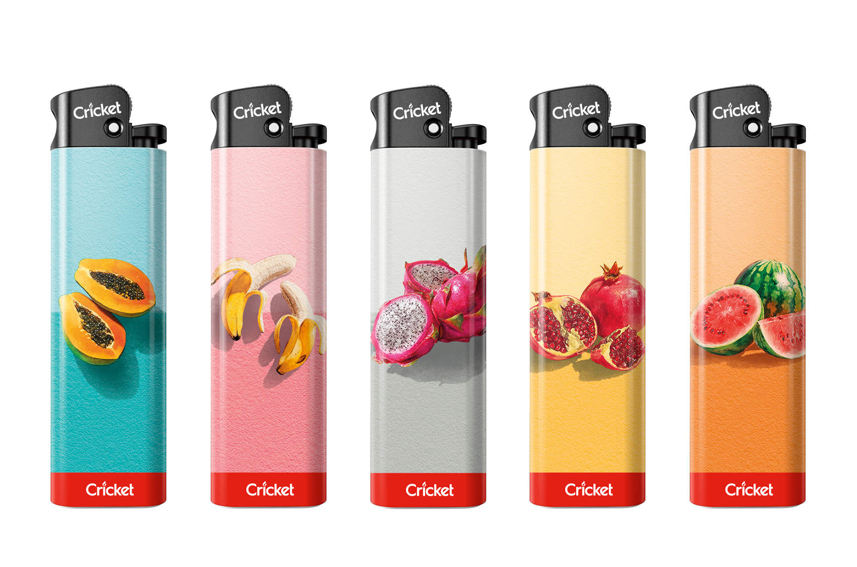 Dalla papaya all'anguria, ogni modello della collezione Fruit Canvas rende omaggio a un diverso frutto tropicale. Perfetta per chi ama aggiungere un tocco di allegria ai propri oggetti di uso quotidiano.