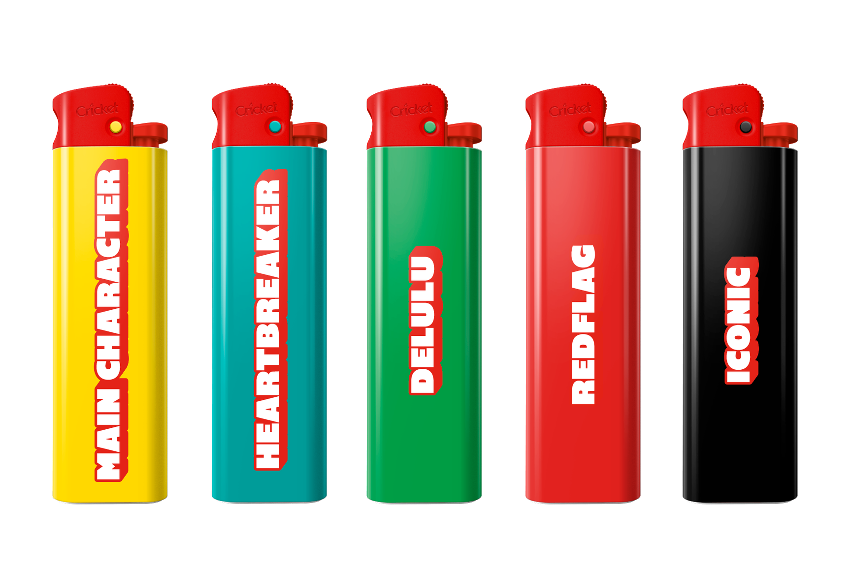 Punchline limited-edition Cricket lighter collection