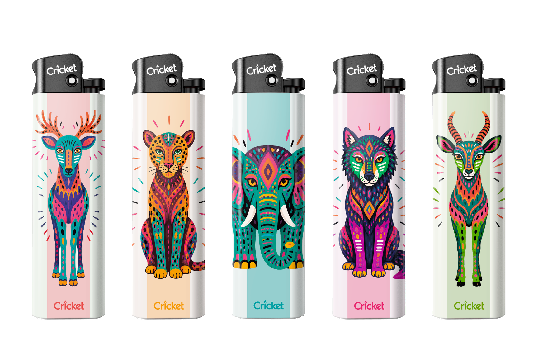 Spirit Animals limited-edition Cricket lighter collection