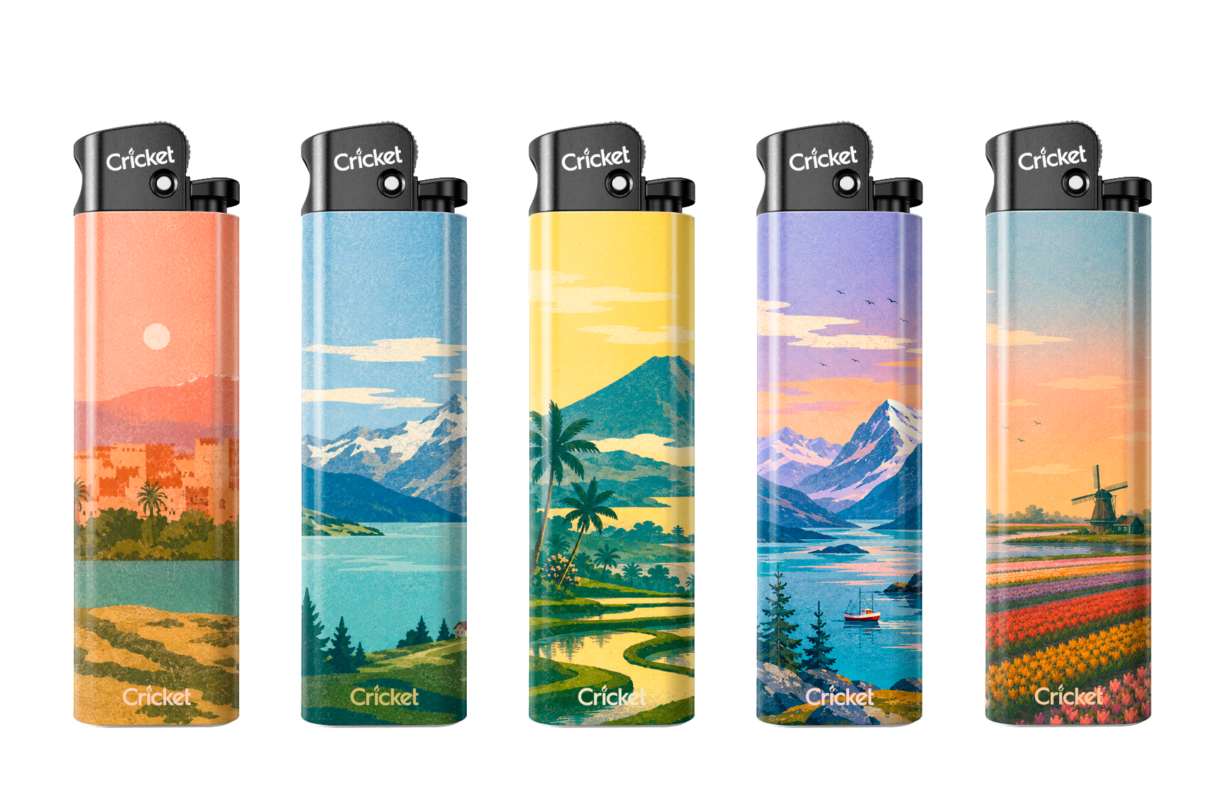Solo limited-edition Cricket lighter collection