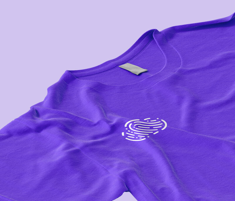 RapidID tshirt logo print design