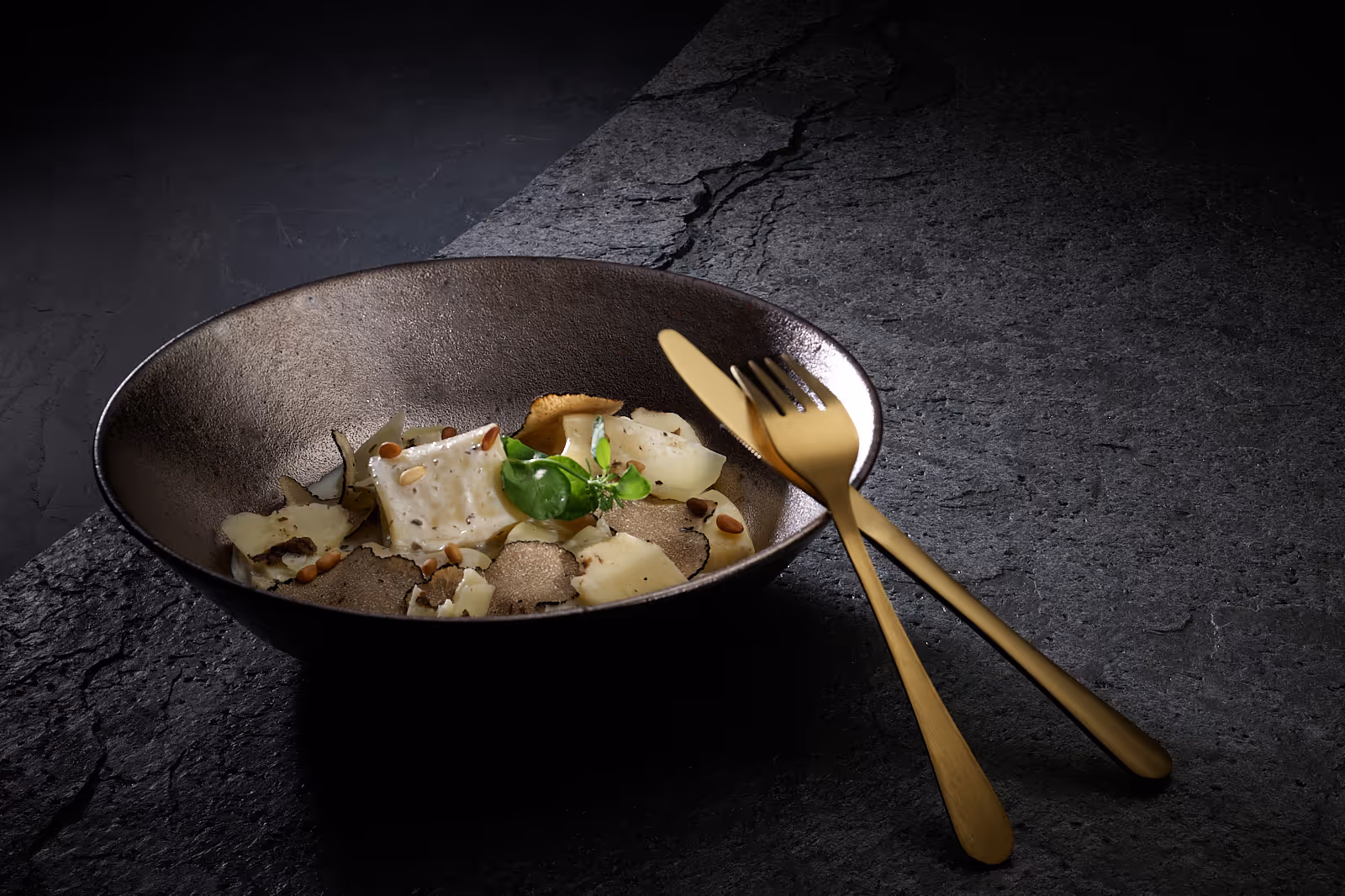photographie culinaire de packaging alimentaire, marque jeff de brugges dessert au amandes