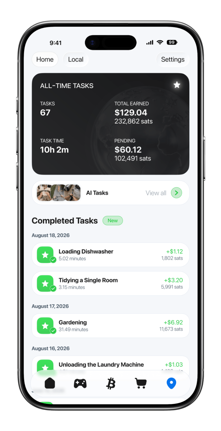 AI Tasks sMiles app
