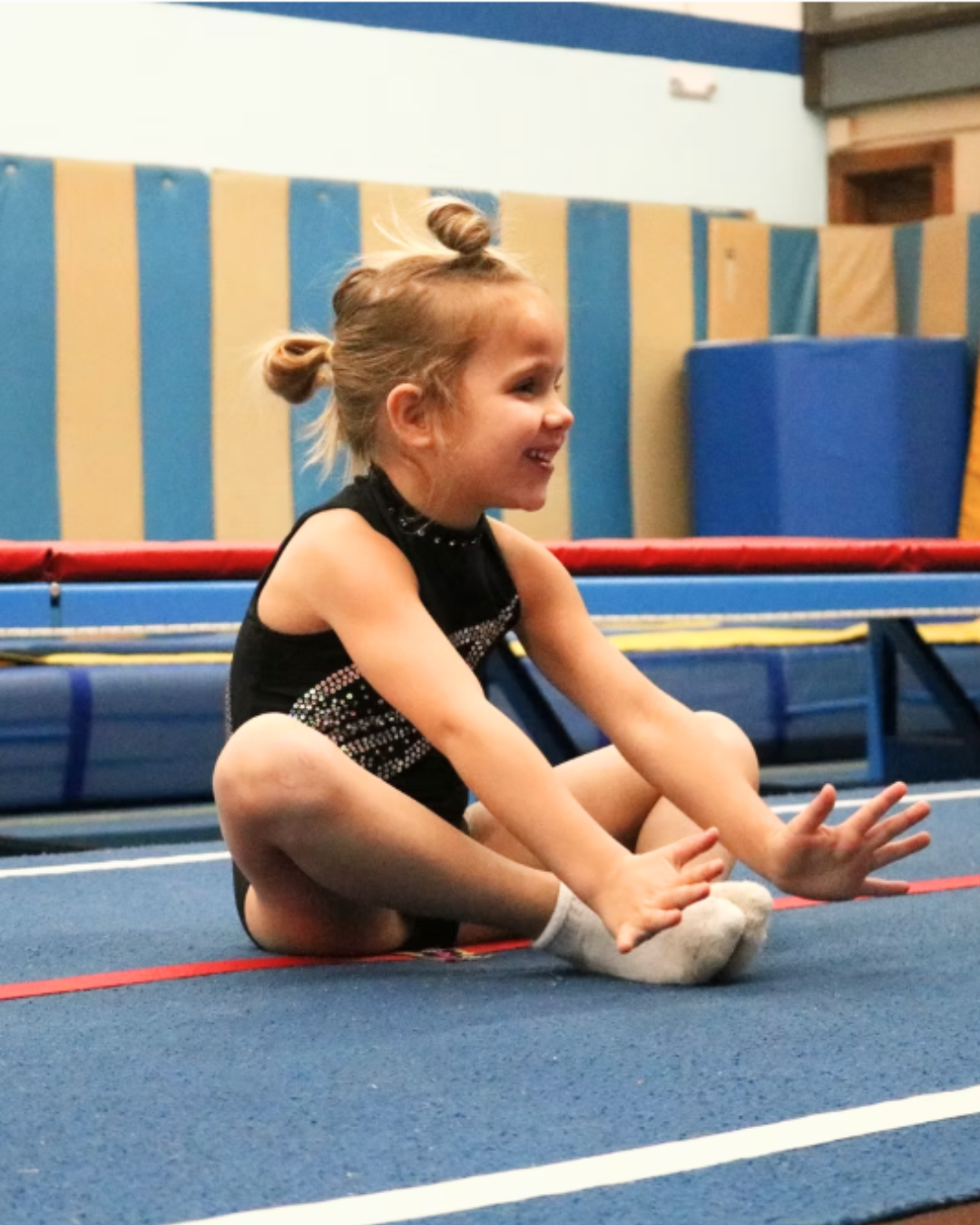 Mastered the basics? Then this is the SPOT for you! Our Novice Tumbling & Trampoline (Level 2) class will continue to challenge your tumbler with learning roundoffs, limbering skills, and handsprings as well as advancing trampoline skills. This class is designed to prepare students for handspring skills before moving to the next level.