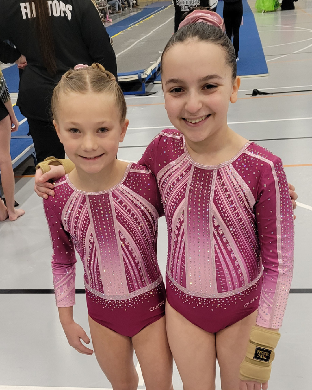 This team has an attendance requirement of 2-3 practices per week. The team will compete at local competitions, state championships, regional championships, plus an optional travel competition (up to 7 total competitions). This team is best for athletes performing back somersault skills such as back tucks with the goal of advancing their competitive levels in the sports of Trampoline and Tumbling with sights set on competition at the USA Gymnastics Stars and Strips Championships.