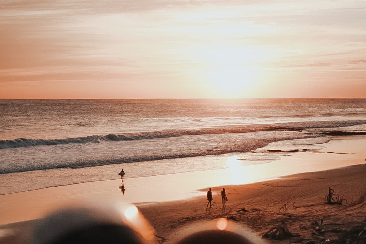 drone photo of a stunning beach in fuerteventura