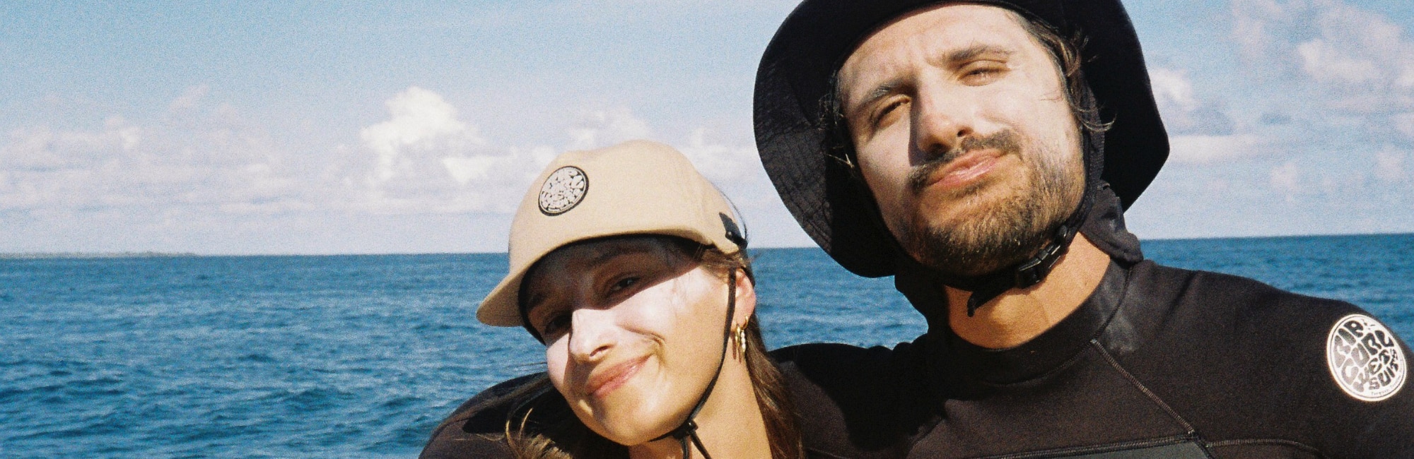 zinced up and ready to surf in the Maldives
