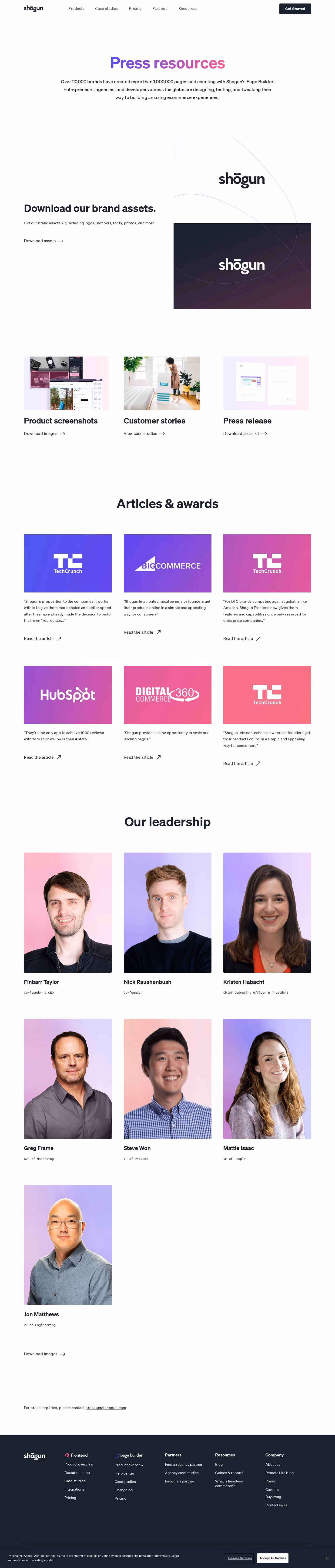 Shogun Press Page