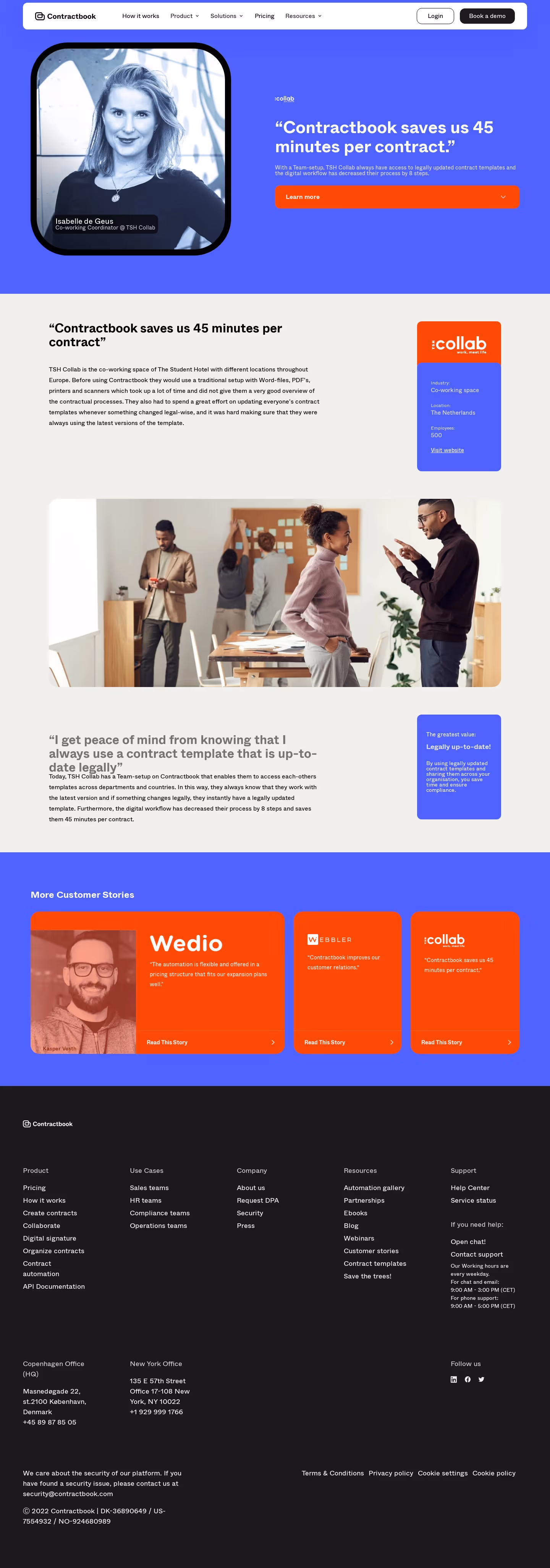 Contractbook Customer Stories