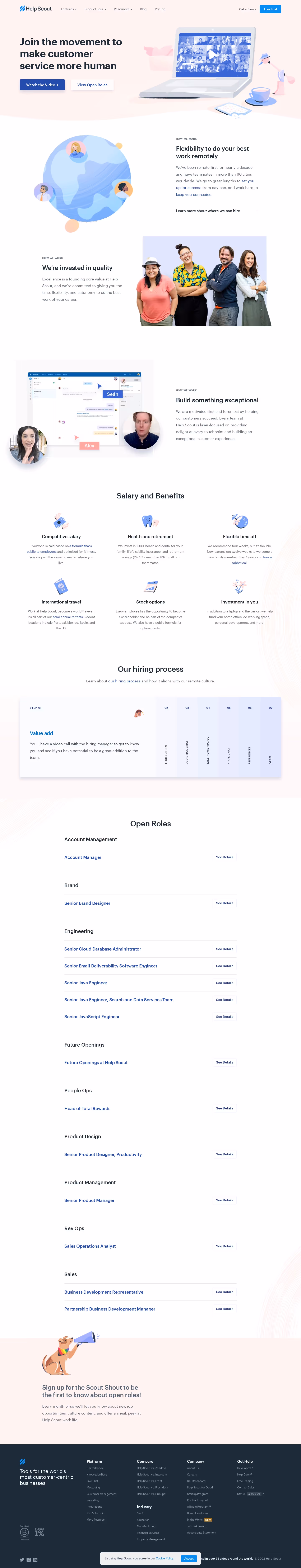 Help Scout Careers Page