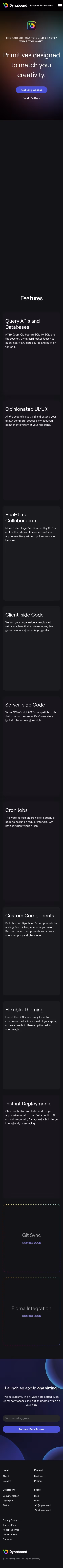 Dynaboard Features Page