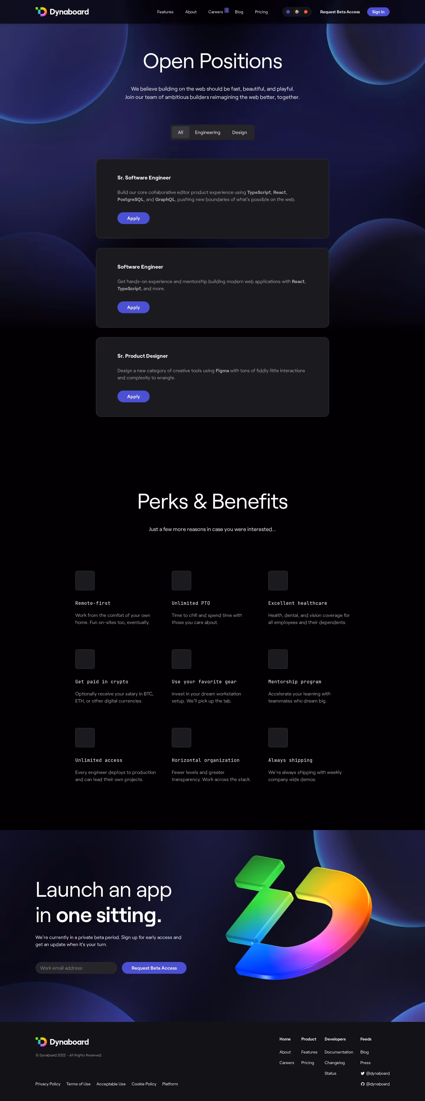 Dynaboard Careers Page