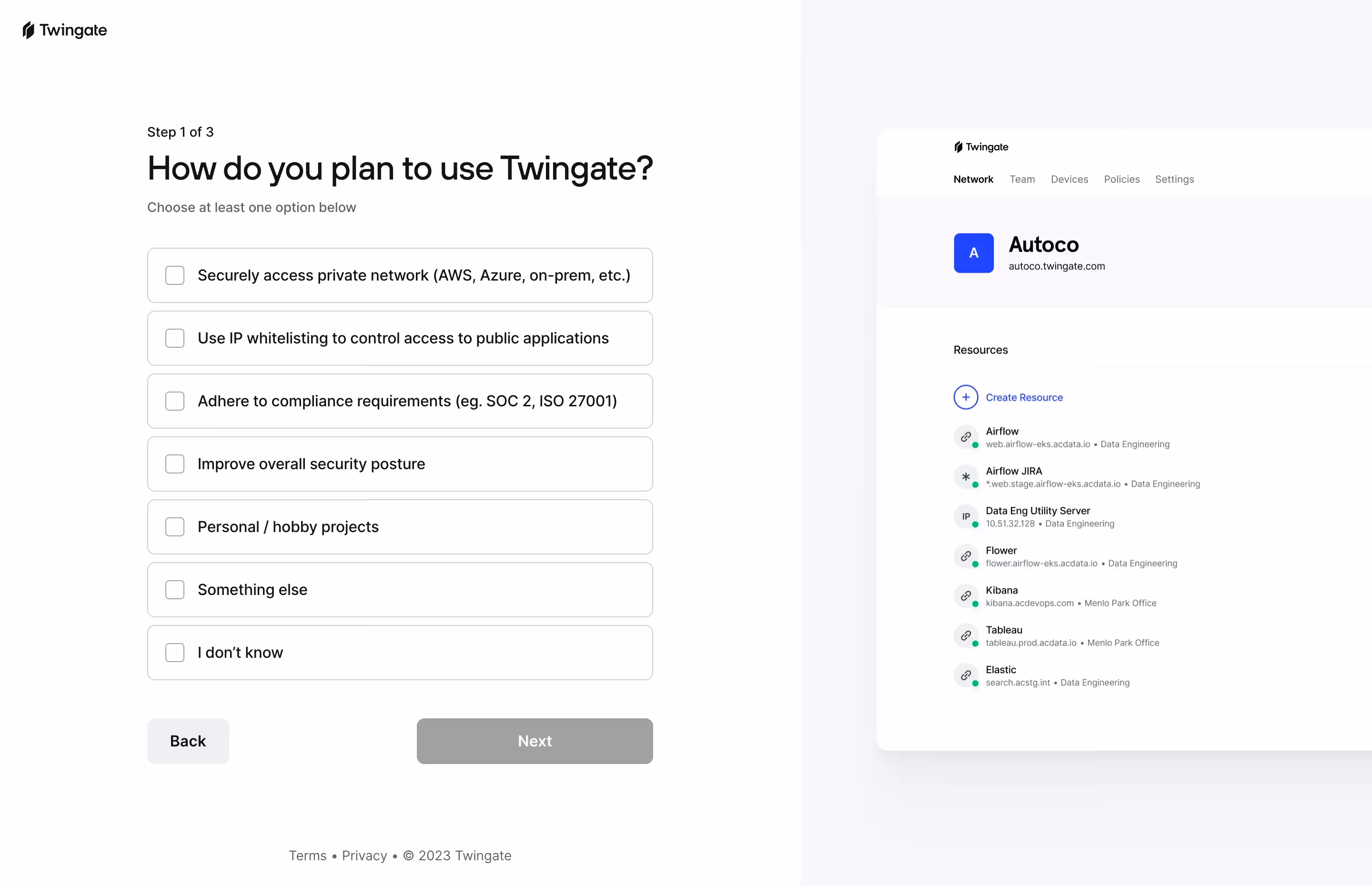 Twingate Account Setup