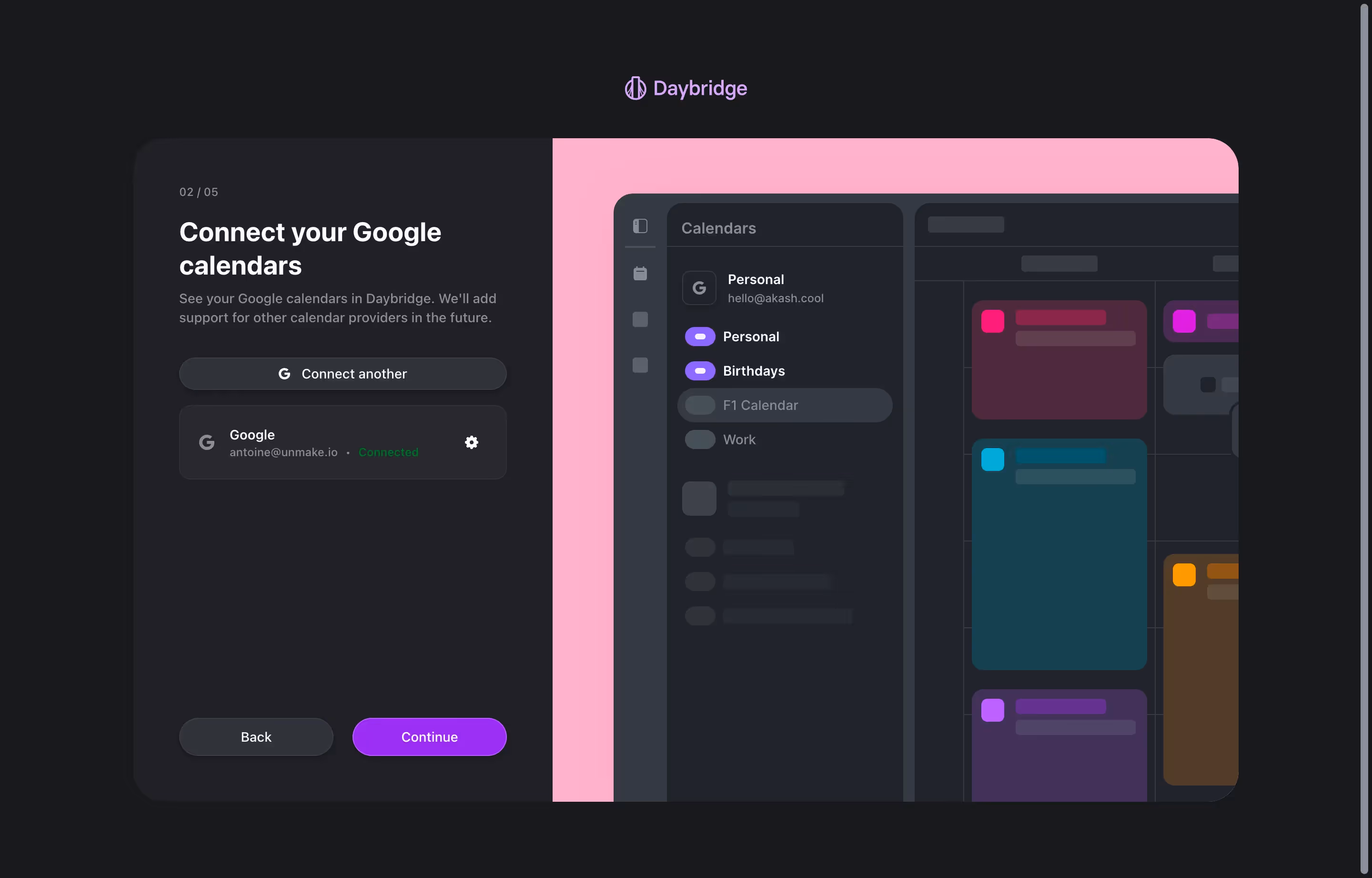 Daybridge User Onboarding