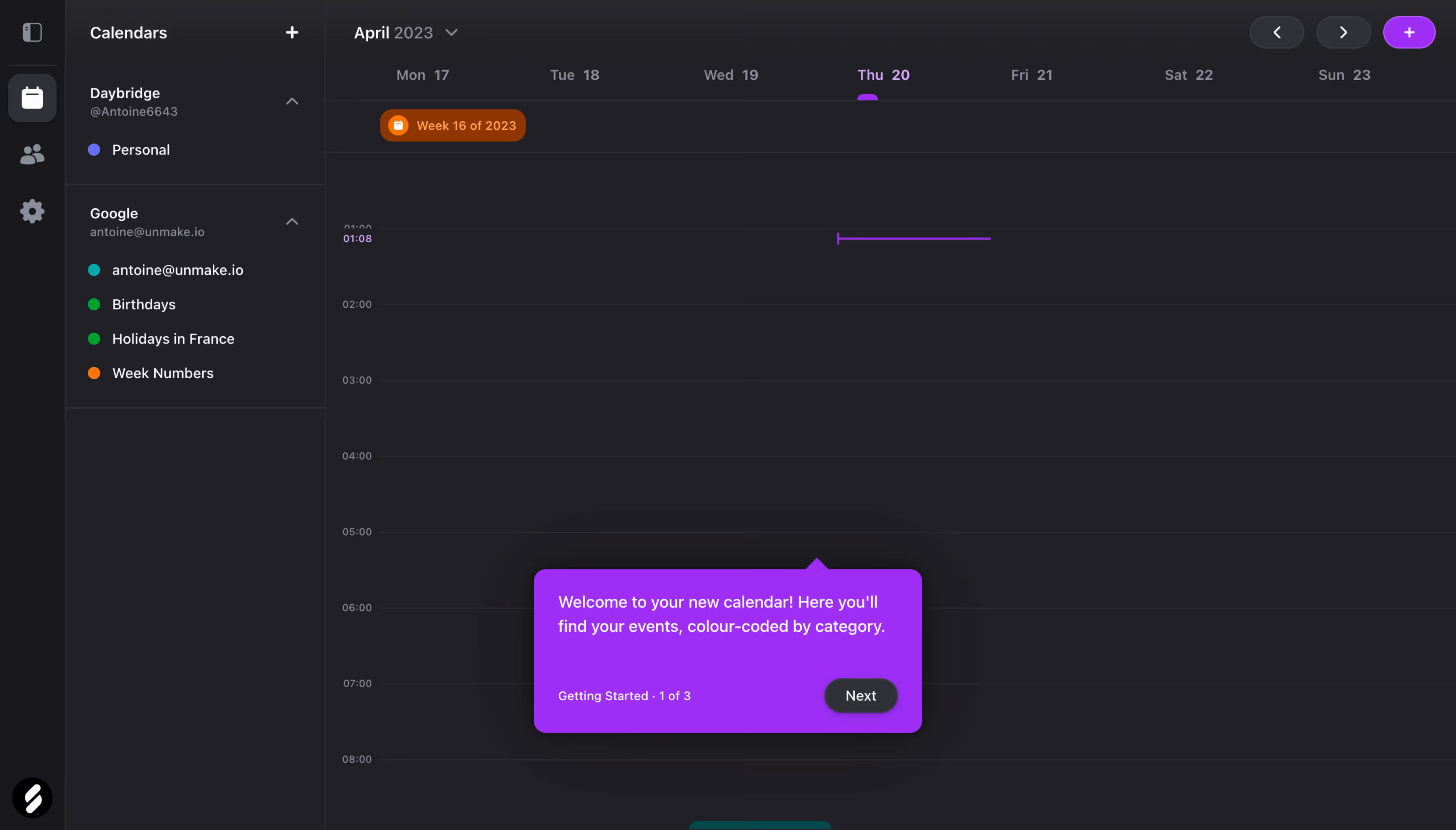 Daybridge Product Tour