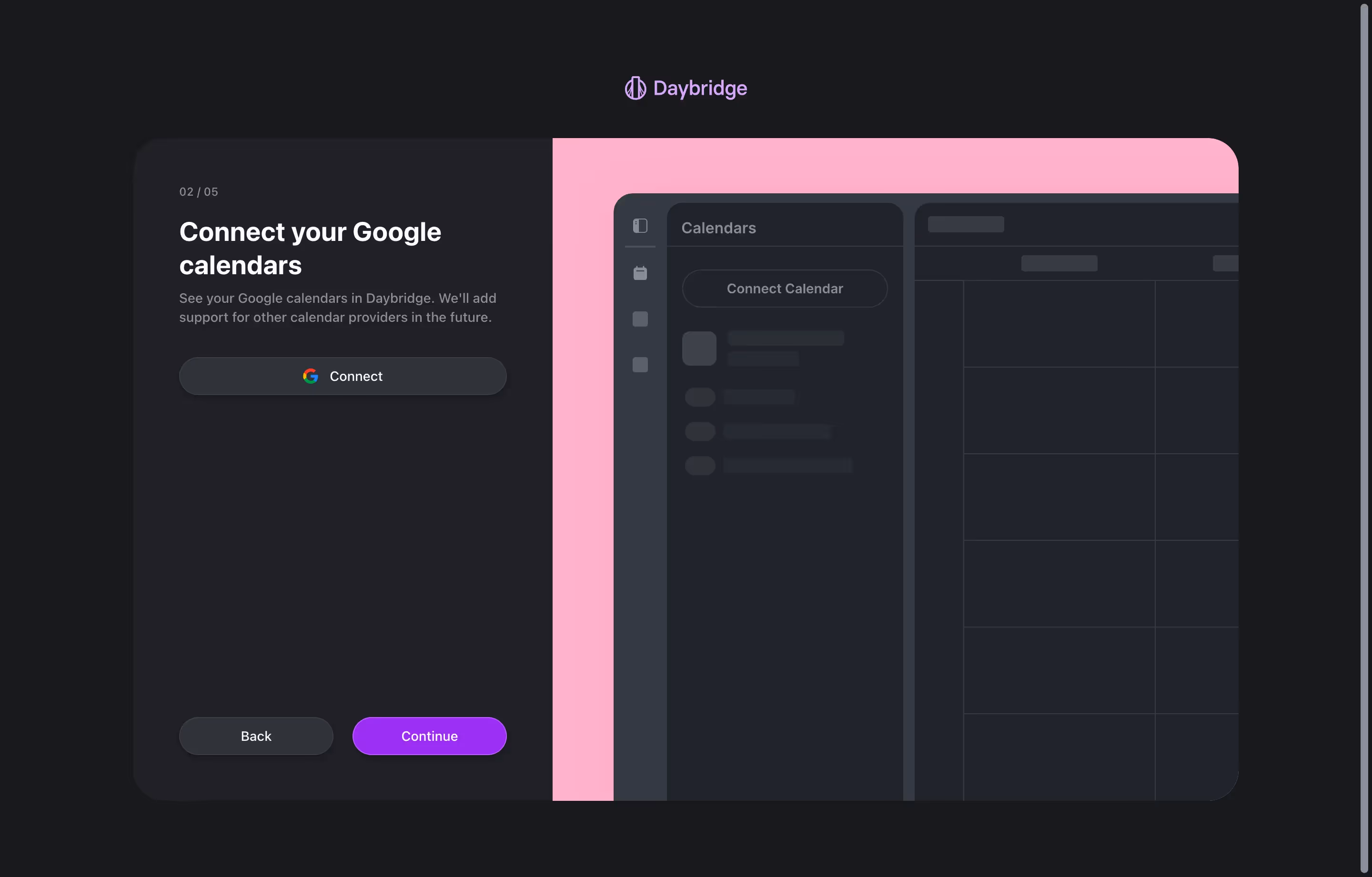 Daybridge User Onboarding