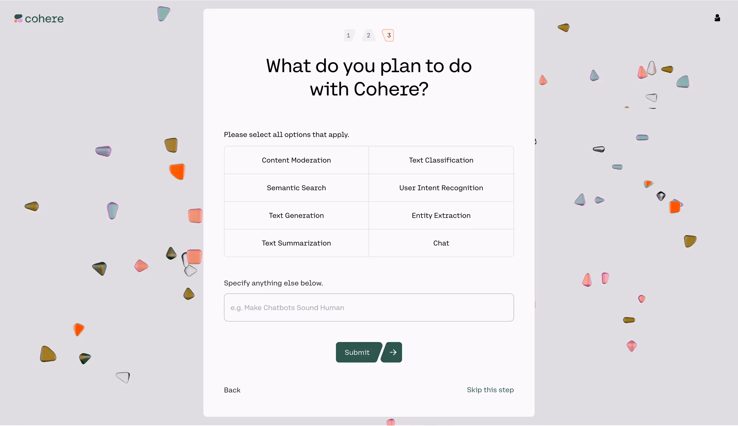 Cohere Account Setup