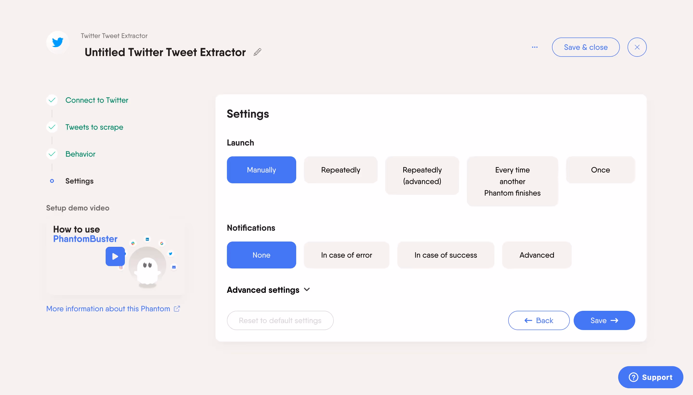 Phantombuster Automation Setup