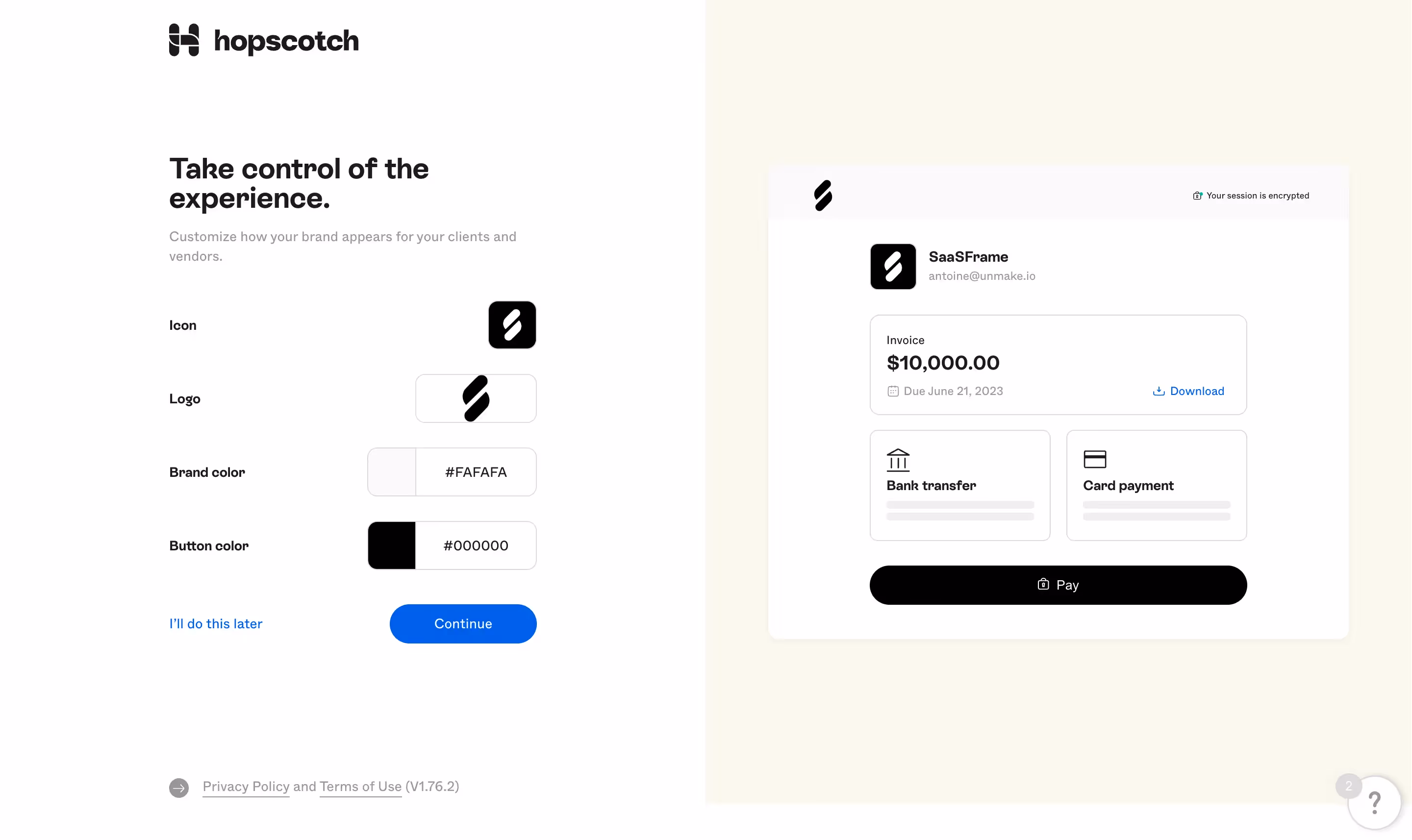 Hopscotch Appearance Customization