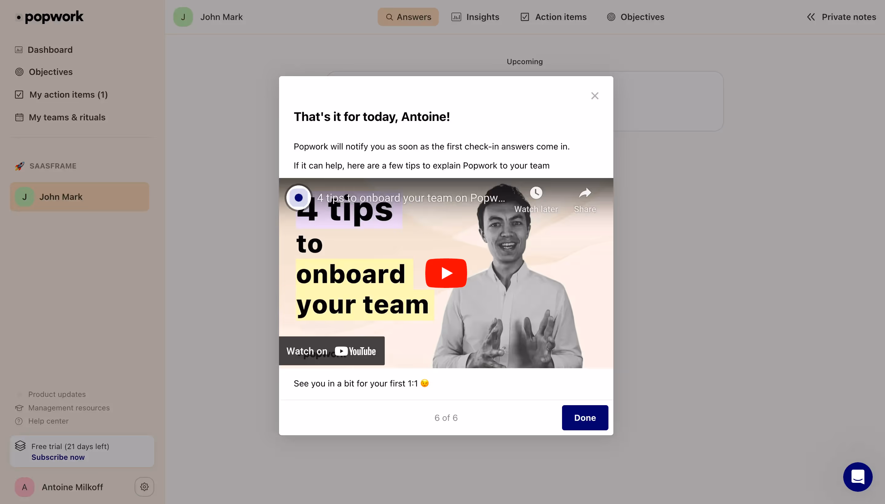Popwork Product Tour